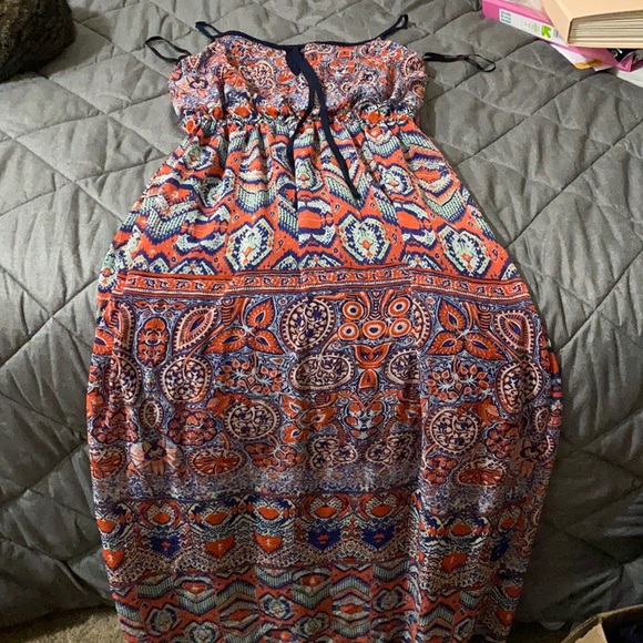 Spaghetti strap maxi dress - Picture 1 of 2